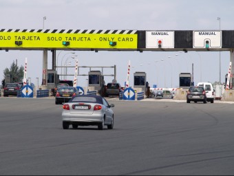 Peatge de l'autopista AP7. ESCORCOLL