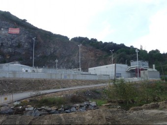 La planta depuradora d'aigües residuals de l'Alt Maresme en una imatge recent. T.M