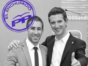 Foto denúncia remesa als mitjans de comunicació pel PSPV de Gandia. CEDIDA