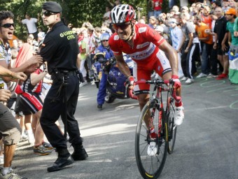 Joaquim Rodríguez, a la caça de Contador en l'últim quilòmetre REUTERS