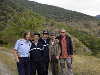 Foto de grup d'alguns dels protagonistes de la sèrie ‘Gran Nord' de TV3. TV3