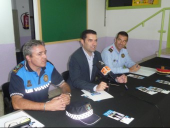 La presentació d'avui de les noves oficines d'atenció policial. T.M