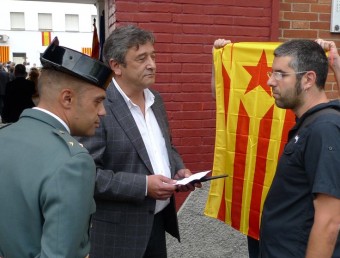 Jordi Navarro rebutjant la invitació JORDI CAMPS