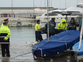 El cos de la dona va ser traslladat fins al port de Blanes ÒSCAR PINILLA