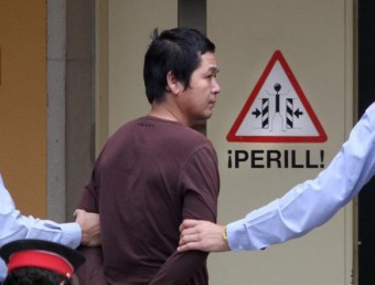Chen Xiaowei, el dia que va entrar a la presó de Girona dos dies després de produir-se els fets JOAN CASTRO / ICONNA
