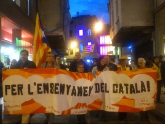 Manifestació a Perpinyà en defensa de la llengua ALEIX RENYÉ