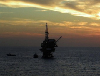 Plataforma d'explotació petrolífera al golf de Mèxic  ARXIU