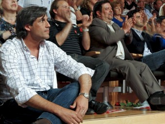 Lorenzo Agustí en un míting socialista a Paterna l'any passat. ARXIU