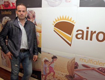 David Martínez, gerent d'Airos Delicatessen a la seu de l'empresa.  AJUANMA RAMOS