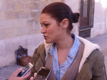 Mireia Mollà fa la denúncia sobre la manca de participació. EL PUNT AVUI