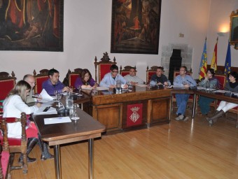 Reunió del plenari de l'Ajuntament de Morella. EL PUNT AVUI