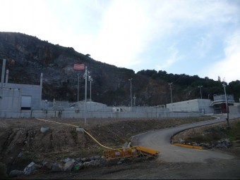 Imatge d'arxiu de l'estació depuradora d'aigües residuals de l'Alt Maresme, ubicada a l'antiga pedrera de Montpalau. T.M