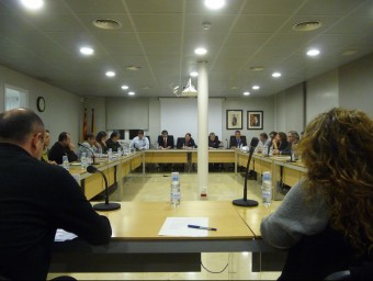 Imatge d'arxiu d'una sessió plenària del Consell Comarcal del Maresme. T.M