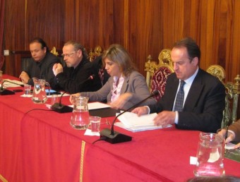 El ple d'ahir a Figueres era el primer que presidia com a alcaldessa Marta Felip. E. C
