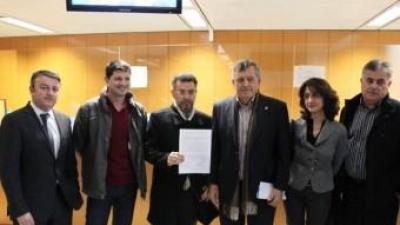 Els alcaldes socialistes a la Diputació d'Alacant. D. B