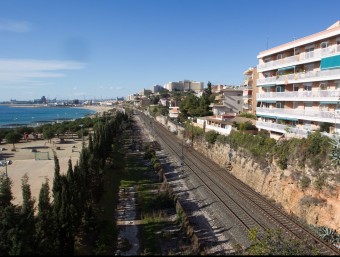 Les vies a Tarragona on s'hauran d'afegir els dos carrils per a mercaderies del tercer fil ferroviari JOSÉ CARLOS LEÓN