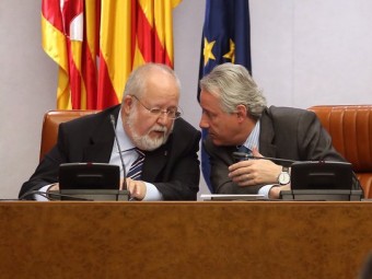 El ple de la Diputació de dijous passat, amb Salvador Esteve al capdavant JUANMA RAMOS