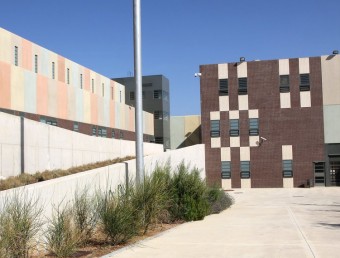 Imatges de l'interior del centre penitenciari presó del Puig de les Basses de Figueres, acabat de construir des 2011 i tancat. JOAN SABATER