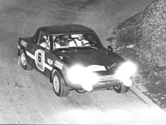 ‘Lele' Pinto (Fiat 124 Sport Spider), guanyador del Costa Brava del 72 ARXIU RACC/FOTO VIÑALS