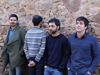 Els Amics de les Arts, Eduard, Ferran, Joan Enric i Dani, al barri de Sant Andreu de Barcelona QUIM PUIG