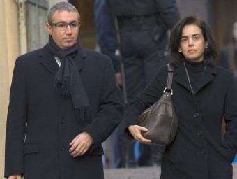 Diego Torres i la seva dona arriben als jutjats EFE