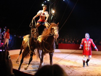 Un dels espectacles que es van poder veure en l'edeició 2013 Festival del Circ LLUÍS SERRAT