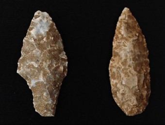 Peces de sílex del neolític final trobades a la serra del Mas Bonet EL PUNT AVUI
