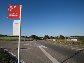 Les cruïlles de Pontós (a la imatge) i Garrigàs seran substituïdes per dues rotondes elevades a cada intersecció amb un pont per sobre l'N-II MANEL LLADÓ