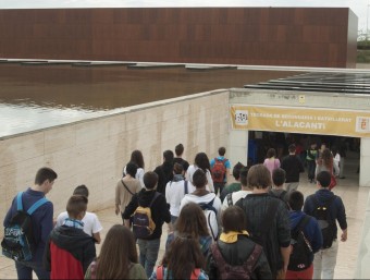 Estudiants de Secundària accedint a la Universitat d'Alacant. B. VIDAL