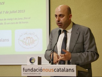 El director de la Fundació Nous Catalans Nouredinne Ziani
