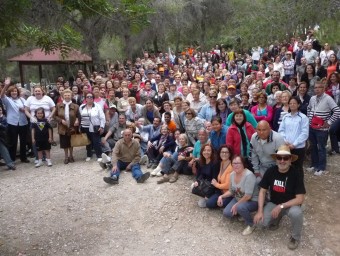 Imatge de part de grup que ha participat en aquesta edició de la festa de la Primavera. ESCORCOLL