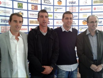 La presentació amb Adam Fontes, Toni Marín, Xavi Punsí i José Antonio Revilla UEFIGUERES