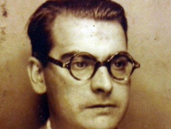 El mestre exiliat Josep Vilalta Pont (1904-1987), del qual s'exposen part dels documents, en un retrat de 1937 MUME