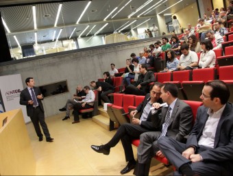 Assistents al fòrum sobre les APP que es va celebrar recentment a les instal·lacions del parc científic de la UdG. JOAN SABATER