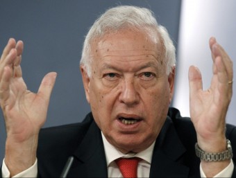 José Manuel García-Margallo en la compareixença posterior al consell de ministres d'ahir CHEMA MOYA / EFE