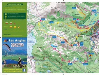 El nou mapa de senderisme d' Els Angles