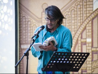 Perejaume va intervenir dijous passat al festival de poesia Rusc, a l'Espluga de Francolí. JORDI VIDAL