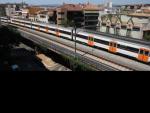 El viaducte avui domina el centre de la ciutat. AJ. GIRONA. CRDI, FONS JOSEP BUIL/ JORDI SOLER