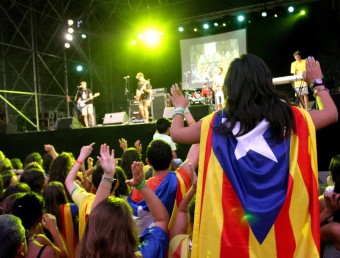 Festes per la llibertat arreudel país, comara el concertd'El Punt Avui celebrat a l'agost a Girona LL.S