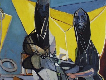 ‘Les sargidores de Cotlliure' (1946), una de les obres centrals de l'exposició de Pignon COL·LECCIÓ LES CHAUX-DE-FONS, SUÏSSA