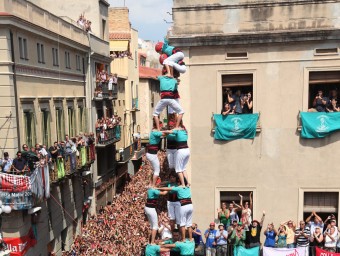 El 3 de 10 descarregat pels Castellers de Vilafranca