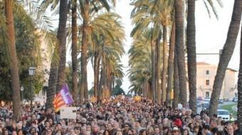 Manifestació a Palma contra el Tractament Integrat de Llengües del govern de José Ramón Bauzá ARXIU