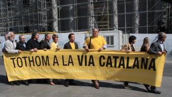 Diputats de CDC, ERC, PNB, Amaiur i BNG van recolzar a Madrid a l'ANC X. VALBONA/ACN