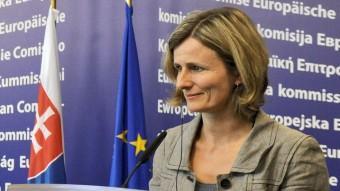 Pia Ahrenkilde , portaveu de la Comissió Europea ACN