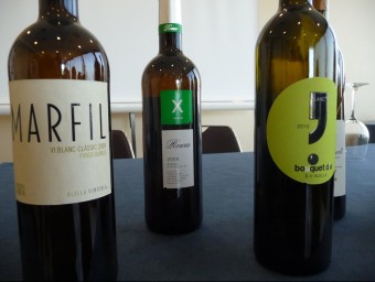 Alguns dels vins que pertanyen a la DO Alella i que es promocionen durant la Setmana del Vi. T.M