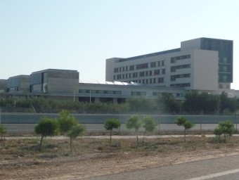 Vista general de l'edifici de l'hospital comarcal de Llíria. ESCORCOLL
