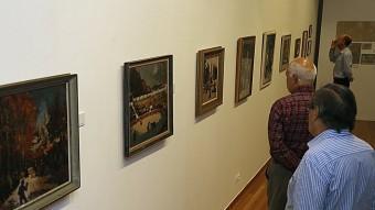 L'exposició retrospectiva sobre Pep Colomer, inaugurada ahir, es pot visitar al Museu d'Art de Girona. MANEL LLADÓ