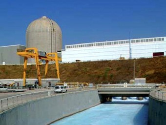 Vista del reactor de Vandellòs II, en una imatge d'arxiu ACN