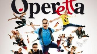 El cartell de la gira europea de l'espectacle Operetta