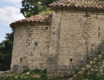 L'ermita de Sant Valentí de Salarsa, a Camprodon (Ripollès), en una imatge actual cedida pel Servei de Monuments de la Diputació de Girona LLUÍS BAYONA